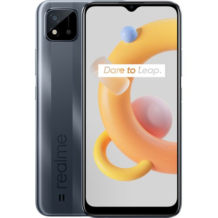 Smartfon REALME C11 2021 2/32GB 6.52" Szary RMX3231 | Stan: Idealny
