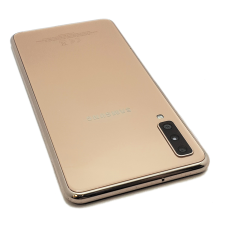 Samsung Galaxy A7 4/64GB | SM-A750FN/DS | Złoty | Stan: Dostateczny