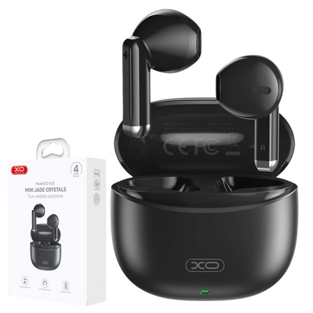 SŁUCHAWKI bezprzewodowe douszne Bluetooth 5.3 czarne X33 | Sportowe