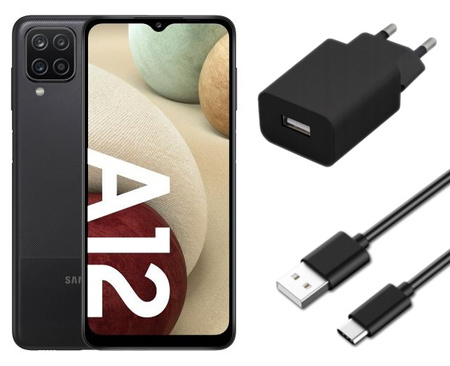 Samsung Galaxy A12 4/64GB LTE | SM-A127F/DS Black | Condition: Perfect