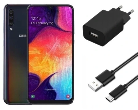 Samsung Galaxy A50 4/128GB LTE | A505FN/DS | Czarny | Stan: Dostateczny