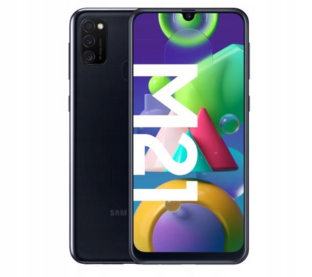 Samsung Galaxy M21 4/64GB LTE | M215F/DSN | Czarny | Stan: Bardzo dobry