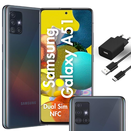 Samsung Galaxy A51 4/128GB LTE Dual Sim A515F/DSN Czarny | Stan: Idealny