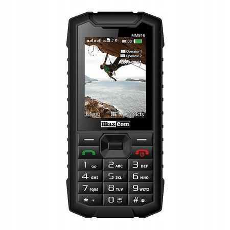 Pancerny telefon komórkowy Maxcom MM916 Strong 3G Czarny | Nowy