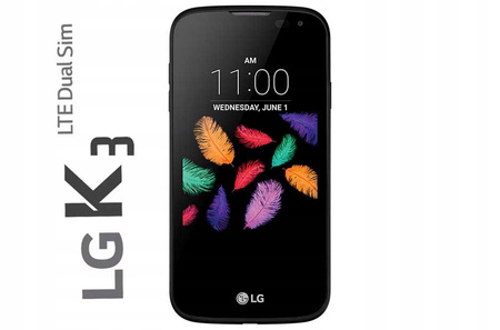 LG K3 LTE Dual Sim | K100 | Czarny | Stan: Dostateczny