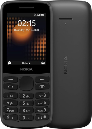 Telefon Komórkowy Nokia 215 4G DS TA-1272 Czarny Oryg. opakowanie | Nowy