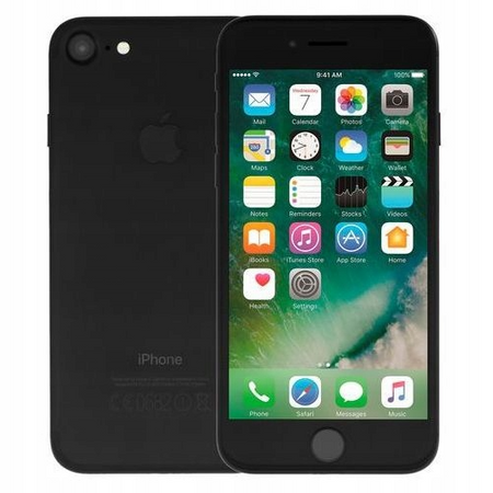 Smartfon Apple iPhone 7 128 GB Czarny  | Stan: Bardzo dobry