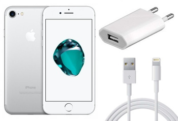 Smartfon Apple iPhone 7 32GB Srebrny | AKCESORIA | Stan: Idealny