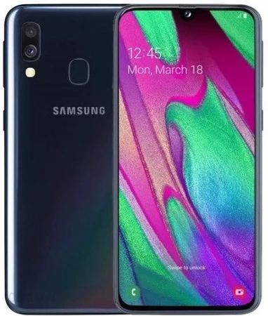 Samsung Galaxy A40 4/64GB 5.90" LTE SM-A405FN/DS Czarny | Stan: Idealny