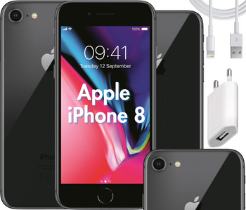 Smartfon Apple iPhone 8 64GB Szary NOWA BATERIA 100% | Stan: Dostateczny