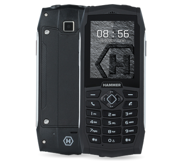 Pancerny telefon komórkowy MyPhone Hammer 3+ 3G IP68 Srebrny | Nowy