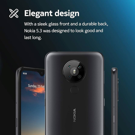 Nokia 5.3 4/64GB Dual Sim LTE | TA-1234 | Czarny | Stan: Bardzo dobry