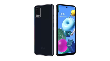Smartfon LG K62+ 6/128GB LTE 6,6" LM-K526EMW Czarny  | Stan: Idealny