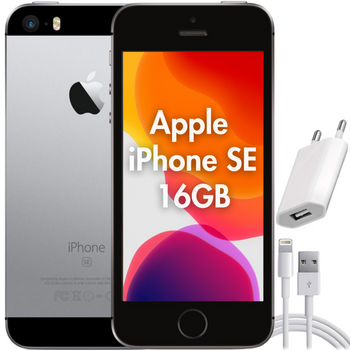 Smartfon Apple iPhone SE 16GB Szary  | Stan: Bardzo dobry
