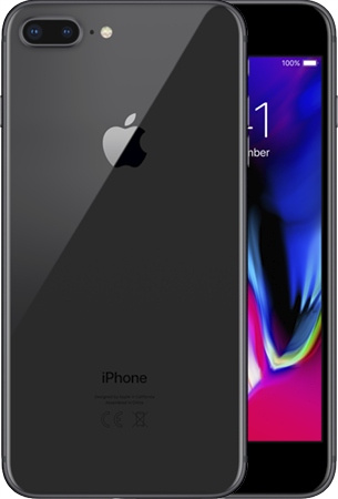 Smartfon Apple iPhone 8 Plus 64GB Czarny | Stan: Bardzo dobry