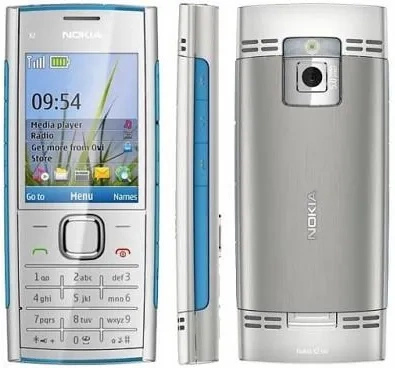 Cell phone Nokia X2-00 | Silver | Condition: Very good