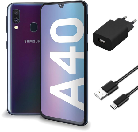 Samsung Galaxy A40 4/64GB LTE | A405FN/DS | Black | Condition: Very Good