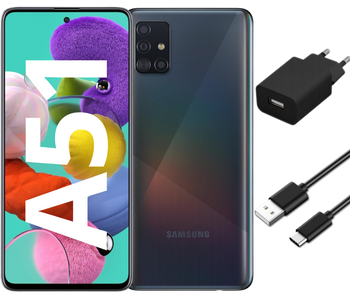 Samsung Galaxy A51 4/128GB LTE Dual SIM | A515F/DS | Czarny | Stan: Idealny