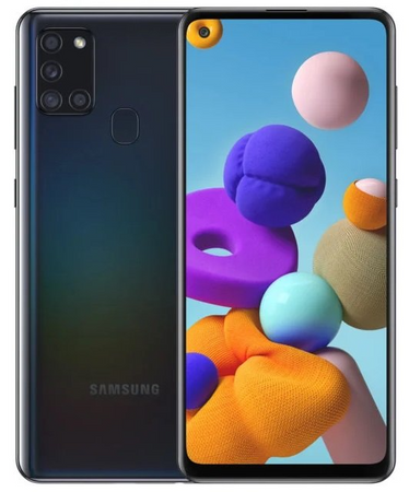 Samsung Galaxy A21s 3/32GB LTE | A217F/DS | Czarny | Stan: Bardzo dobry