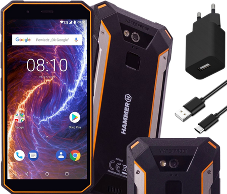 MyPhone Hammer Energy 18x9 3/32GB Dual Sim LTE IP68 | Orange | A