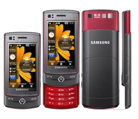 Telefon komórkowy rozsuwany Samsung GT-S8300 | Czerwony | Stan: Dobry