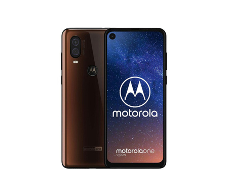 Smartfon Motorola One Vision 4/128GB XT1970-3 Brązowy | Stan: Idealny