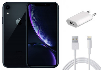 Smartfon Apple iPhone XR 64GB Czarny | AKCESORIA | Stan: Dobry