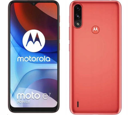 Motorola Moto E7i Power 2/32GB LTE XT2097-13 Pomarańczowy| Stan: Idealny