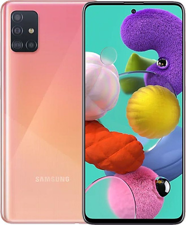 Smartfon Samsung Galaxy A51 6/128GB 5G 6,5" A516B/DS Różowy | Stan: Dobry