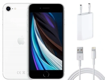 Smartfon Apple iPhone SE 2020 64GB Biały | AKCESORIA | Stan: Idealny