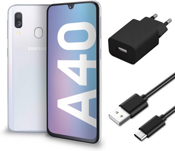 Samsung Galaxy A40 4/64GB LTE | A405FN/DS | White | Condition: Very Good