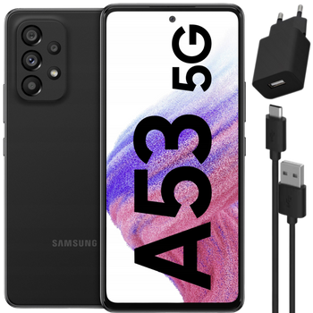 Samsung Galaxy A53 6/128GB 5G SM-A536B/DS Czarny | Oryg. opakowanie | Nowy