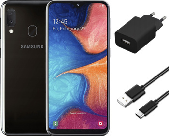 Samsung Galaxy A20e 3/32GB 5.80" LTE | SM-A202F/DS | Czarny | Stan: Idealny