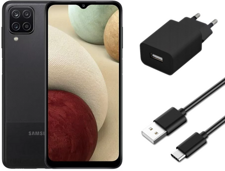 Samsung Galaxy A12 4/64GB LTE 60Hz SM-A125F/DS Czarny | Stan: Idealny