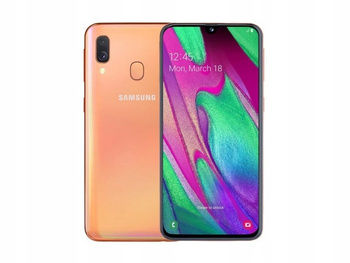 Samsung Galaxy A40 SM-A405FN/DS Pomarańczowy | WPLD