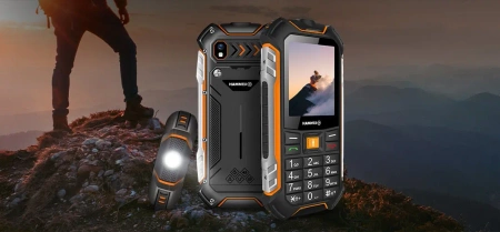 Telefon komórkowy myPhone Hammer Boost LTE Pomarańczowy| Stan: Bardzo Dobry