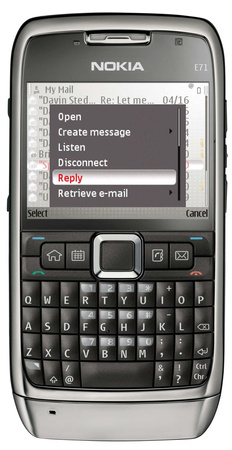 Telefon komórkowy Nokia E71-1 | Czarny | Stan: Dostateczny