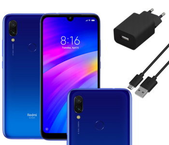 Smartfon Xiaomi Redmi 7 2/16GB Dual SIM LTE Niebieski | Stan: Dostateczny
