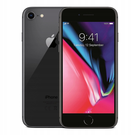 Smartfon Apple iPhone 8 256GB 4G 4,7" Szary NOWA BATERIA 100% | Stan: Dobry