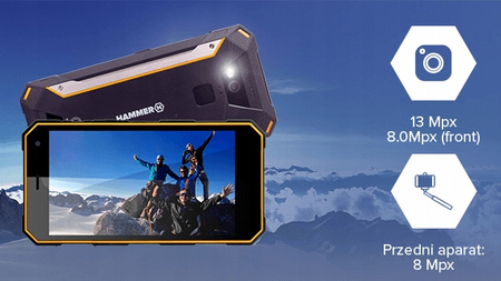 Hammer Energy 18x9 3/32GB Dual Sim LTE IP68 | Czarny | Stan: Dobry