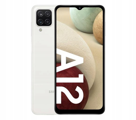 Samsung Galaxy A12 4/64GB LTE 60Hz | SM-A125F/DSN | White | Condition: Good
